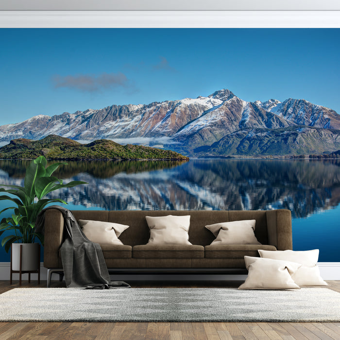 Landscape Reflection Wallpaper Mural | Natural Healing Decorative Wall