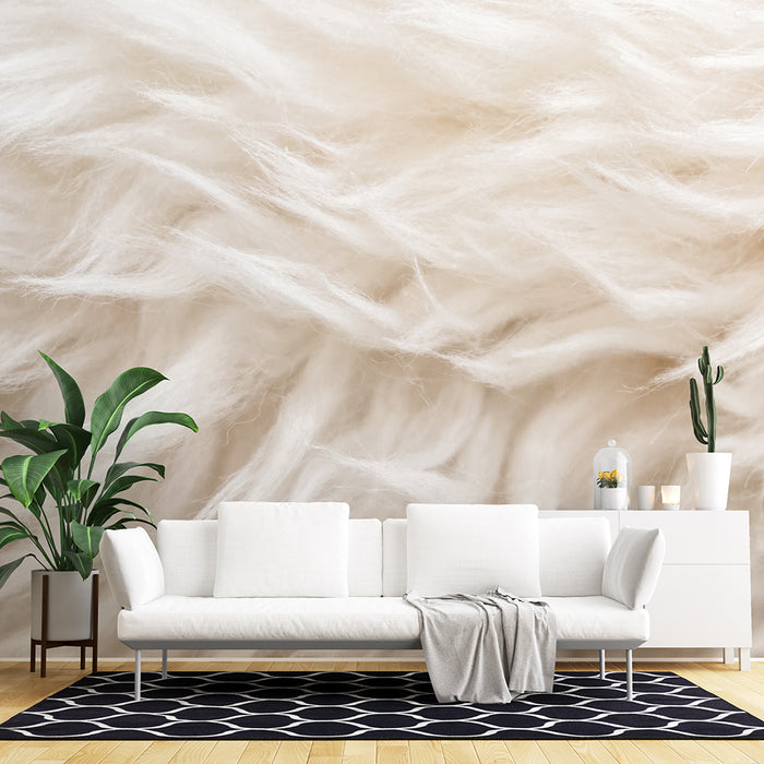 Plush texture wallpaper mural | Milk Aries plush