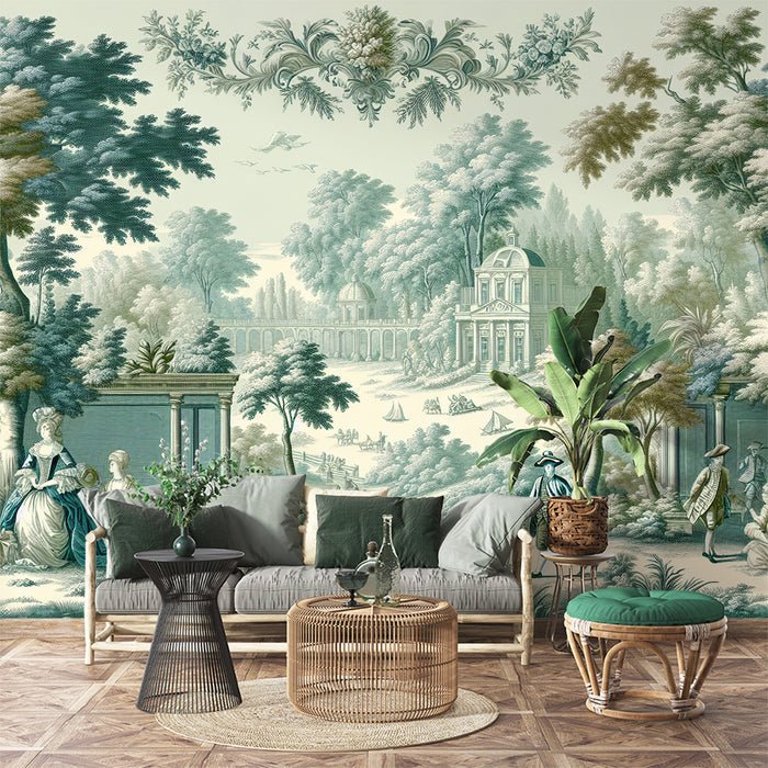 Decorative Arts Wallpaper Mural | European Architecture Tree Style - Carving wallpaper