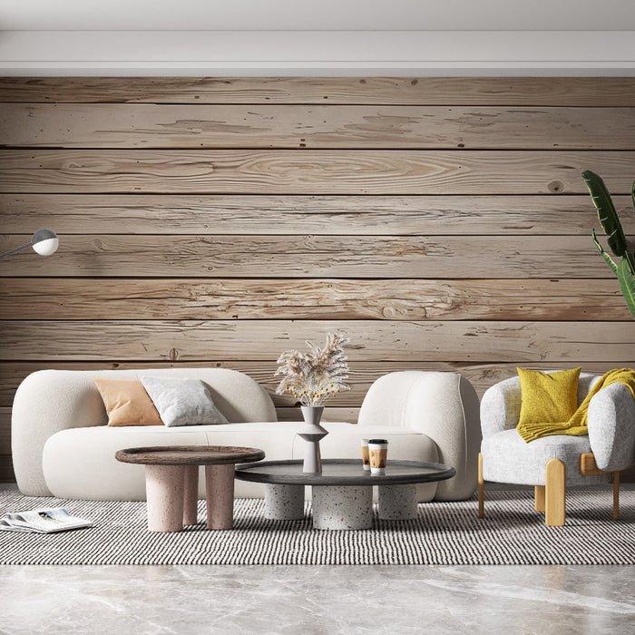 Light wood grain wallpaper mural | Light wood grain wallpaper - Carving wallpaper