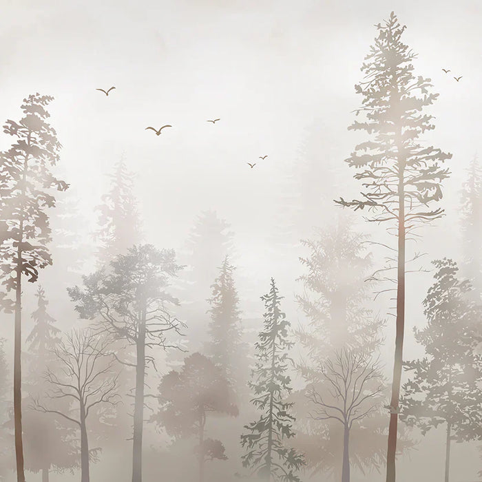 Rediscover Tranquility: Transform Your Home with Misty Forest Wallpaper