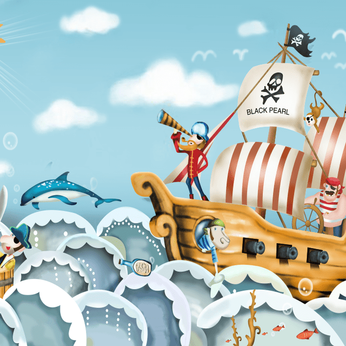 Set Sail with Pirate Wallpaper: Transform Their Room into a Whimsical Adventure!