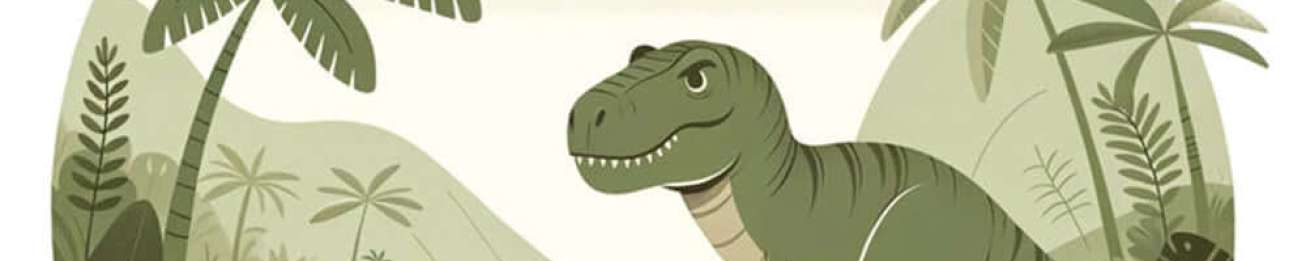 Dinosaur Wallpaper | Children's Room Fun Decoration Mural