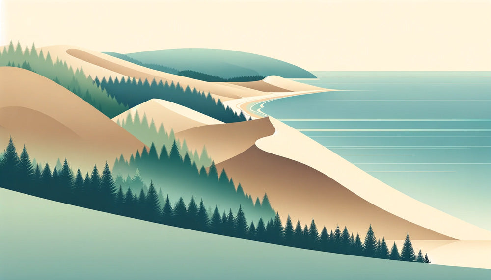 Shanhai Landscape Wallpaper Mural | Living Room and Bedroom Natural Decorative Wall