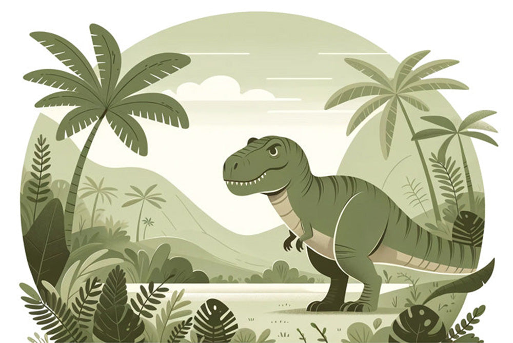 Dinosaur Wallpaper | Children's Room Fun Decoration Mural