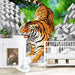 3D Tiger Wallpaper | Tiger Breaking Wall Art Mural