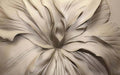 3D relief flower wallpaper mural | Relief art decoration