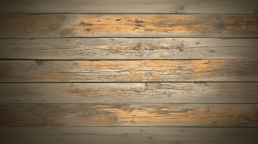 Grey Shadow Horizontal Wood Grain Wallpaper - Retro Wabi-Sabi Style