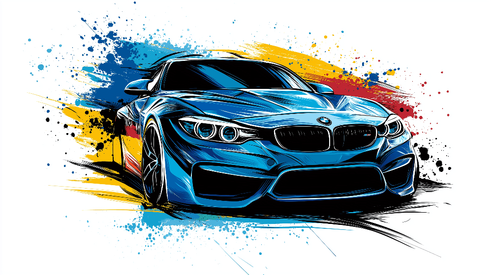 Trendy Car Graffiti Wallpaper Mural | Boys' Room Studio Personalized Decorative Wall