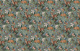 Watercolor Forest Animal Mural Wallpaper - Deer, Rabbit & Owl Design for Serene Home Ambiance