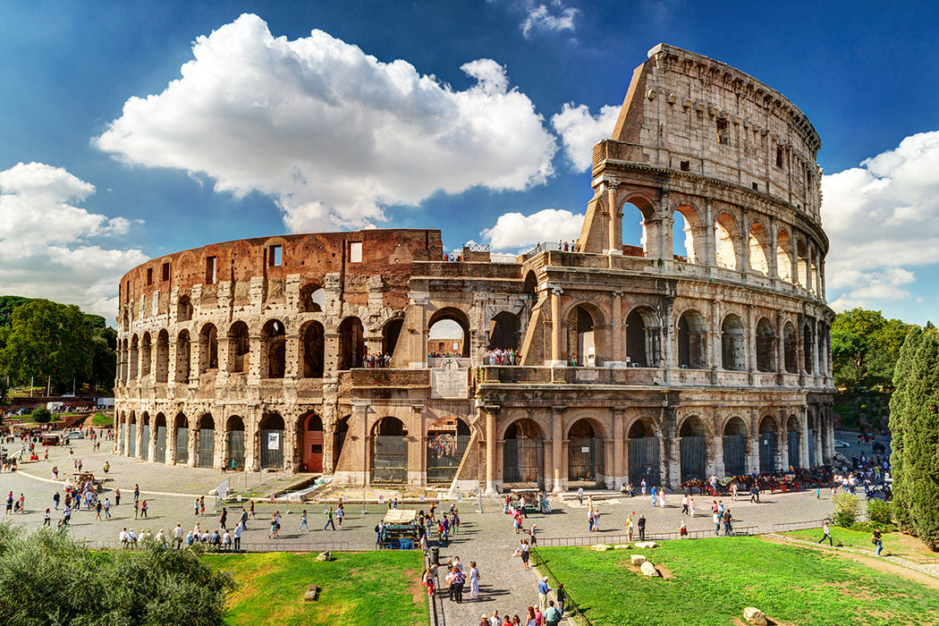 Roman Colosseum Landscape Wallpaper | European Architectural Decoration