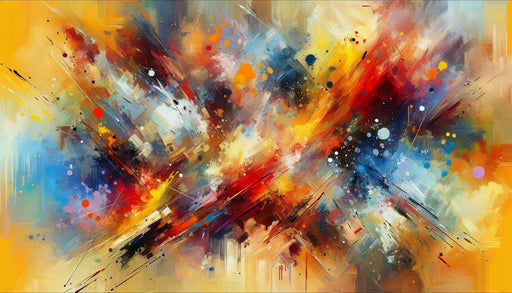 Abstract Art Wallpaper Murals | Colors such as Red, Yellow, Blue, etc - Carving wallpaper