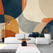 Abstract wallpaper with new paint - Carving wallpaper