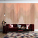Artistic Abstract Pink Gradient Wallpaper - Modern Brushstroke Décor with pink to peach gradients over muted mountainscapes aesthetic