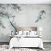 Artistic feather wallpaper mural | Bedroom living room ins style wall decoration - Carving wallpaper