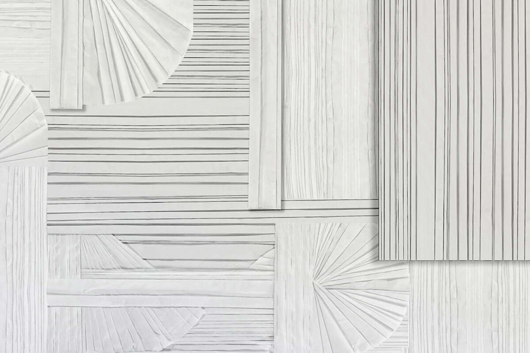 Artistic origami wallpaper mural | Geometric line wallpaper