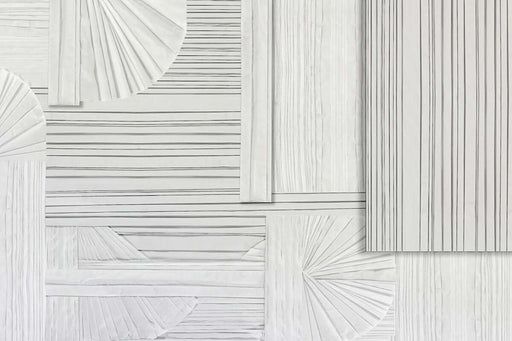 Artistic origami wallpaper mural | Geometric line wallpaper