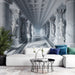 Artistic Wallpaper Murals | Palace with Ancient Columns and Greek Statues - Carving wallpaper