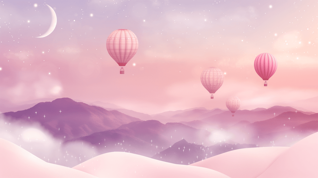 Balloon Wallpaper Mural | Wonderland - Carving wallpaper