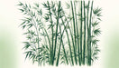 Bamboo Wallpaper Mural | Thick Bamboo Grove - Carving wallpaper