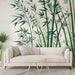 Bamboo Wallpaper Mural | Thick Bamboo Grove - Carving wallpaper