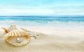 Beach Shell Pearl Wallpaper Mural | Ocean Style - Carving wallpaper