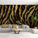 Black and gold wallpaper murals | Gold grooves - Carving wallpaper