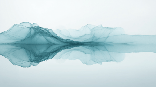 Blue - green abstract line wallpaper mural | blue - green lines - Carving wallpaper