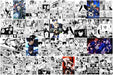 Blue Manga Wallpaper Football Anime Bedroom Children's Room Wall Decoration