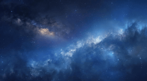Blue Starry Sky Wallpaper Mural | Cosmic Nebula - Carving wallpaper