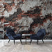 Broken wall wallpaper mural | Colorful bricks - Carving wallpaper