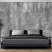 Cement textured wallpaper mural | Minimalist decorative wall in living room and study