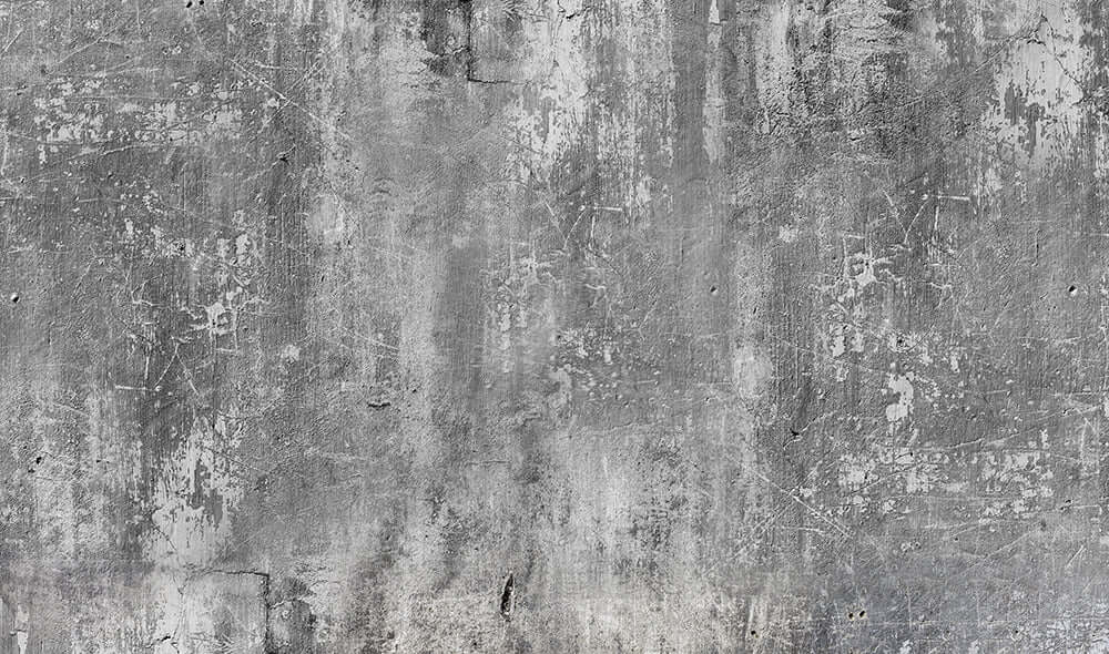 Cement textured wallpaper mural | Minimalist decorative wall in living room and study