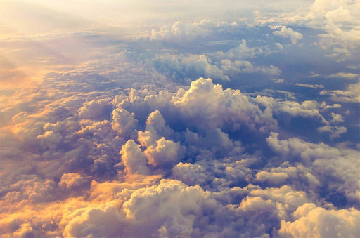 Cloud Sea Wallpaper Mural | Sunrise Cloud Sea Map - Carving wallpaper