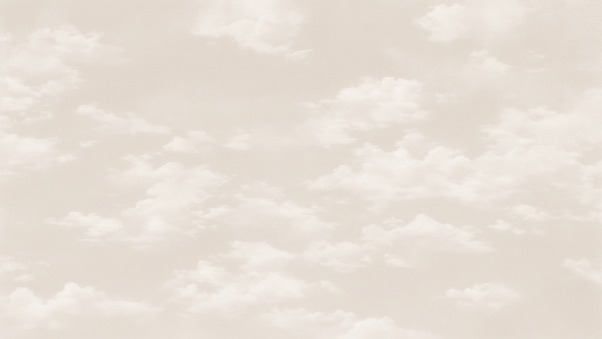 Cloud wallpaper mural | brushed beige - Carving wallpaper