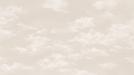 Cloud wallpaper mural | brushed beige - Carving wallpaper