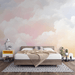 Cloud Wallpaper Mural | Soft Colors - Carving wallpaper