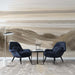 Beach sand dune wallpaper mural | Living room bedroom wabi sabi style decorative wall