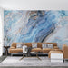 Colorful Stone Pattern Wallpaper Mural | Blues Texture Shows Dynamic Beauty - Carving wallpaper
