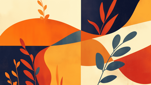 Contemporary Wallpaper Murals | Vegetation and Duality - Carving wallpaper
