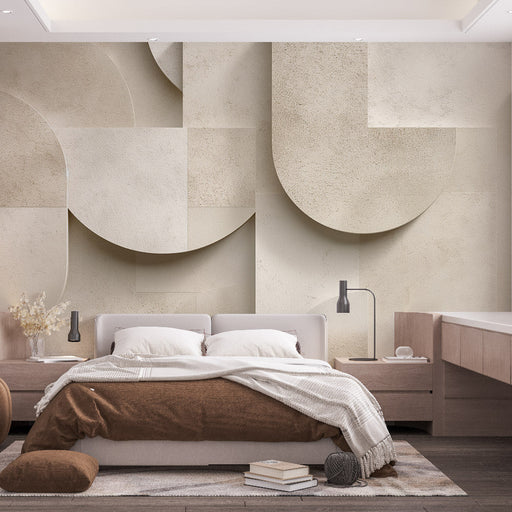 Decorative Art Wallpaper Mural | Shape Imitation Stone Wall - Carving wallpaper