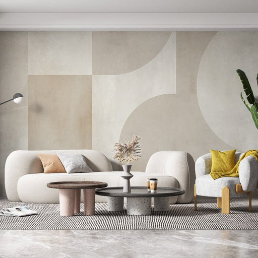 Decorative Arts Wallpaper Mural | Beige Tone - Carving wallpaper