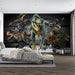 Dinosaur Wallpaper | Dinosaur Wall Breaking Children's Mural - Carving wallpaper