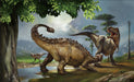 Dinosaur Wallpaper Mural | Dinosaur themed Children's Room Style Mural - Carving wallpaper