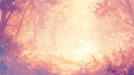 Dreamy Forest Wallpaper Mural | Lush Trees and Vegetation - Carving wallpaper
