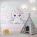 Dreamy Unicorn Wallpaper Mural | Children's Room Bedroom Girl Heart Decorative Wall