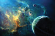 Dreamy Universe Starry Sky Wallpaper Mural | Nebula - Carving wallpaper