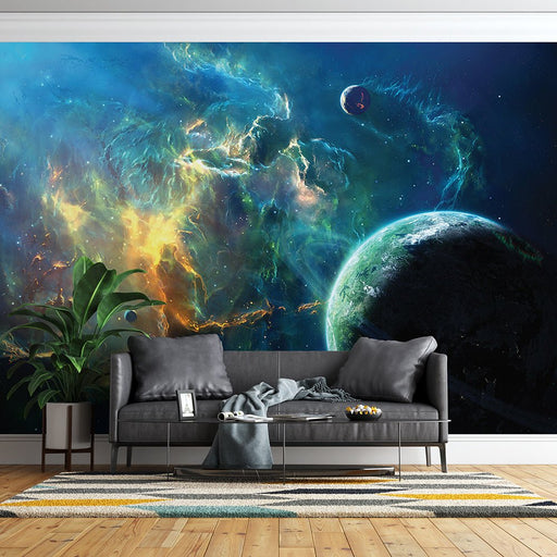Dreamy Universe Starry Sky Wallpaper Mural | Nebula - Carving wallpaper