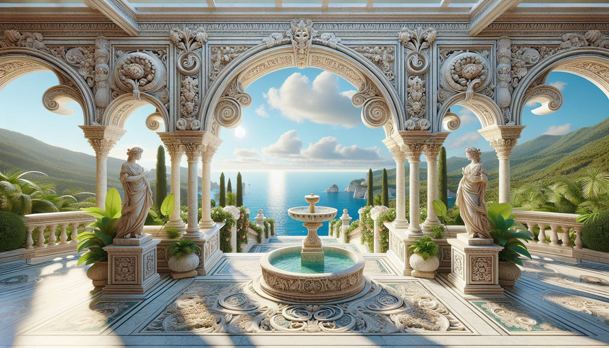 European Architecture Wallpaper Murals | Classical Character Statues - Carving wallpaper