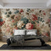 European retro floral wallpaper mural | Rural style - Carving wallpaper